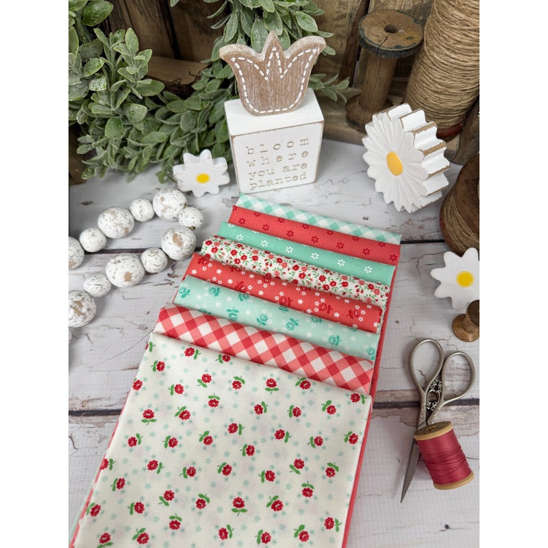 Summertime by Camille Roskelley for Moda Fabrics – 8 Piece Fat Quarter Bundle