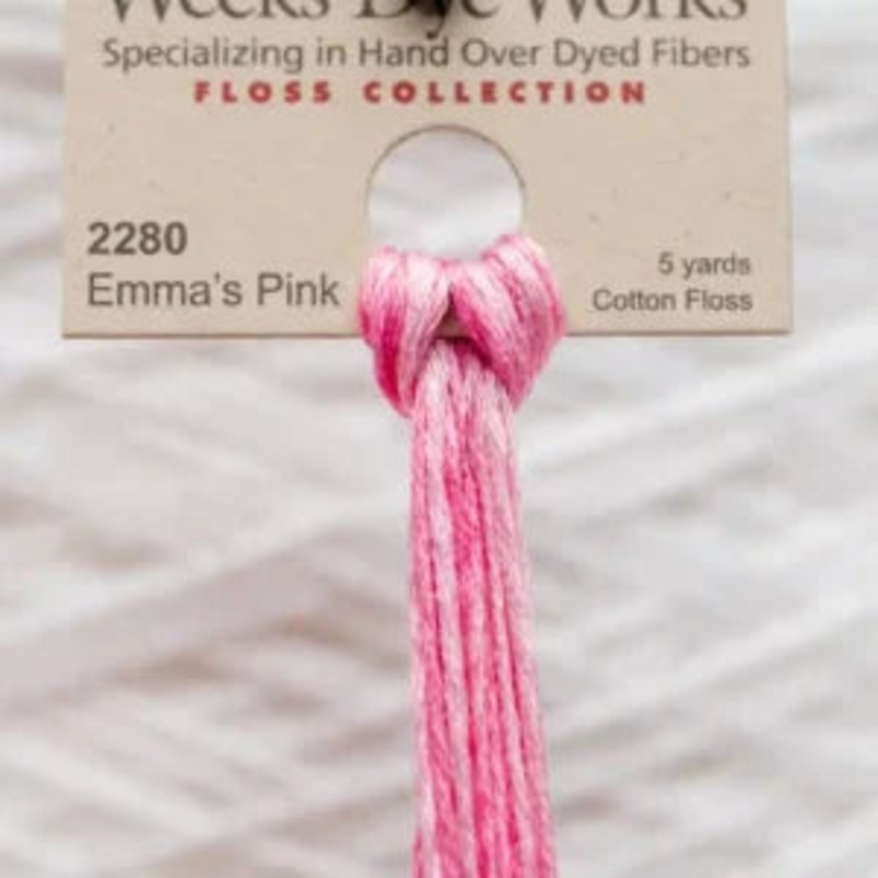 Emma’s Pink – Weeks Dye Works Cotton Floss #2280