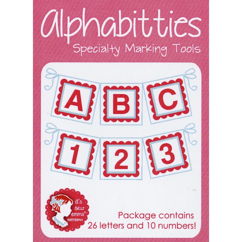 Pink Alphabitties by It’s Sew Emma