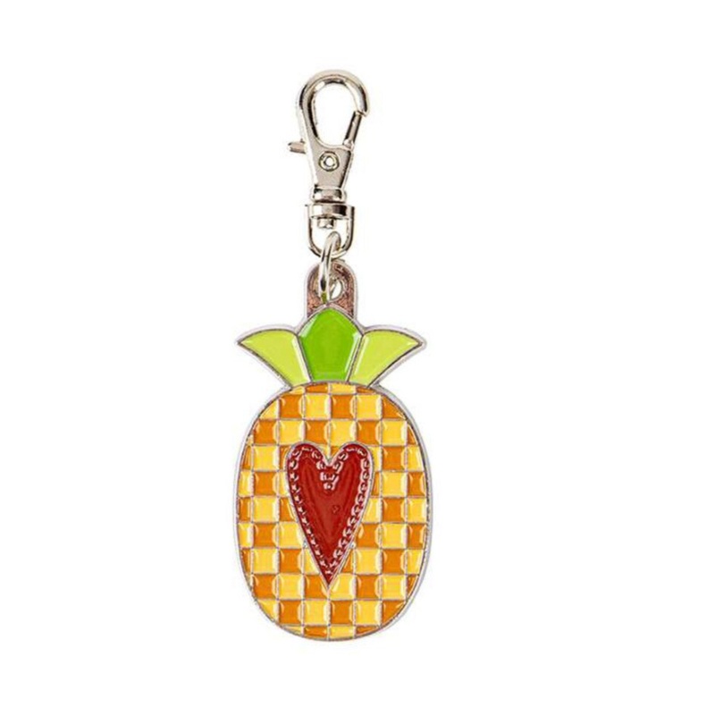 Lori Holt Enamel Happy Charm Pineapple