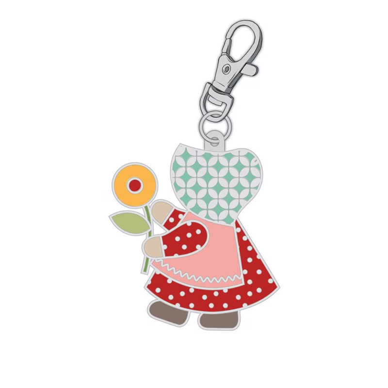 Lori Holt Enamel Happy Charm Sunbonnet Sue