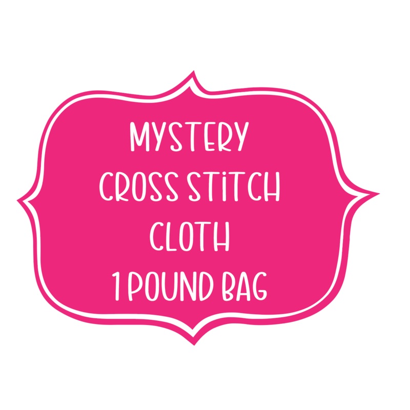Mystery Cross Stitch Cloth 1 Pound Bag
