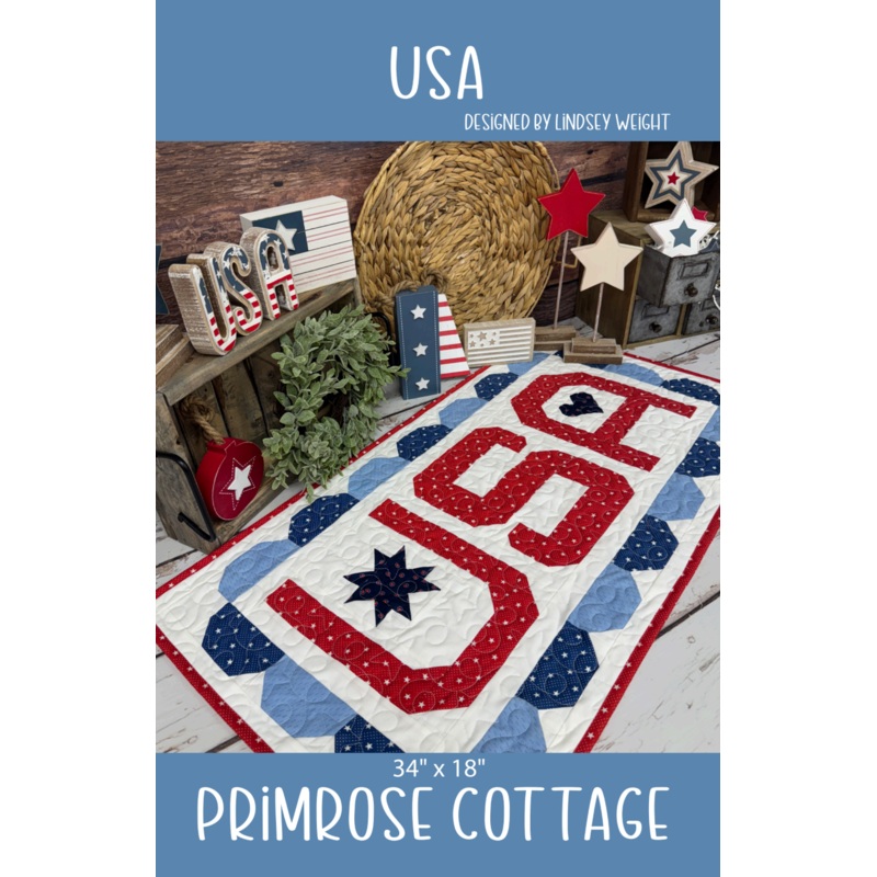 USA – by Lindsey Weight of Primrose Cottage Quilts – Quilt PDF Pattern