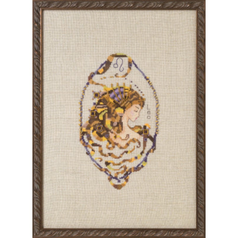 Zodiac Girls – Leo Cross Stitch by Nora Corbett Designs – Paper Pattern