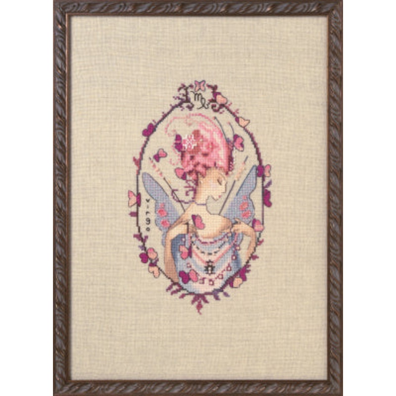 Zodiac Girls – Virgo Cross Stitch by Nora Corbett Designs – Paper Pattern