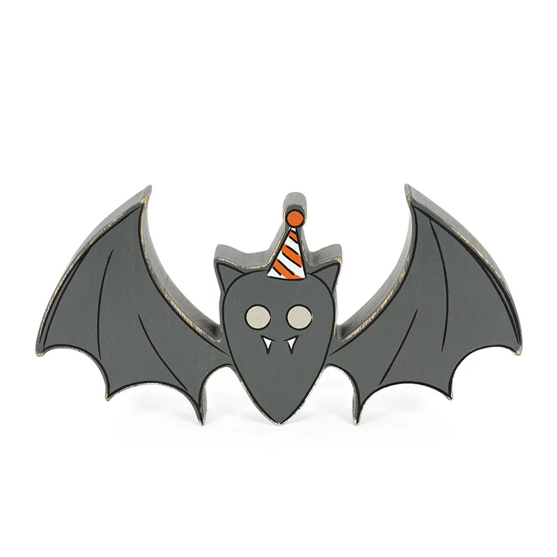 Bat | Sweet & Spooky Collection | 9x4x1 reversible chunky wood shape | 55327