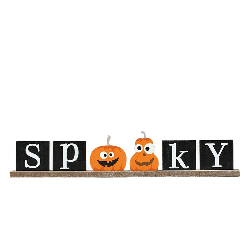 Spooky | Pumpkins & Sweets Collection | 24x5x1.5 wood ledgie kit | 50548