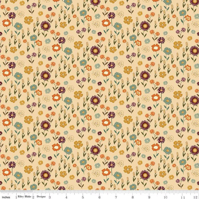 The Awe of Autumn | C16194 | Floral – Latte