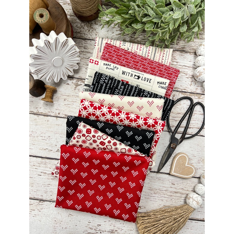 Threads by Sweetwater for Moda Fabrics – 9 Piece Fat Quarter Bundle