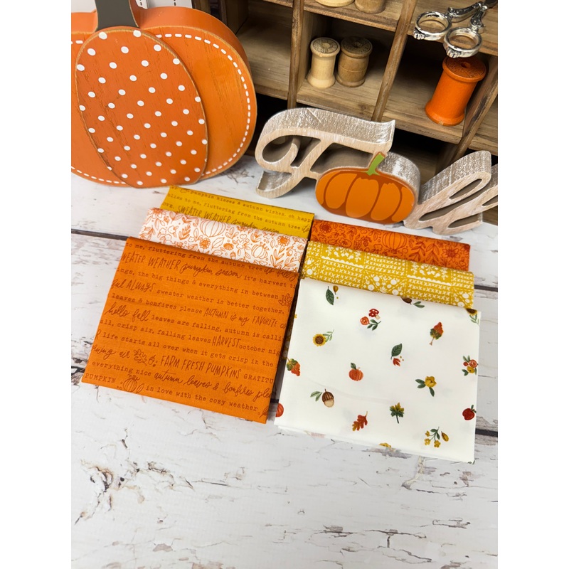 Happy Fall Days by Kelsey Carlson for Riley Blake Designs – 6 Piece Fat Quarter Bundle