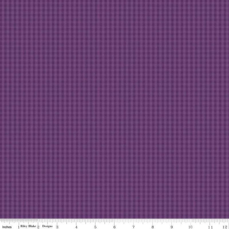 Anne of Green Gables | C13857 | Gingham – Eggplant