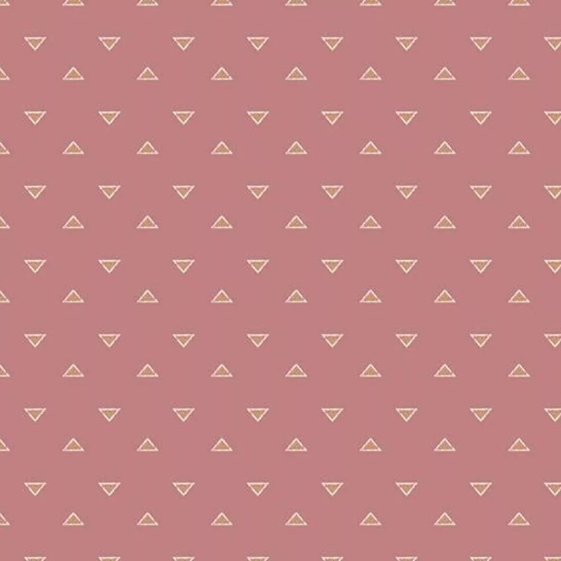 Beneath the Western Sky | C11197 | Triangles – Dark Pink