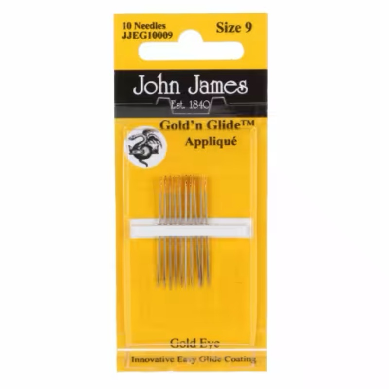 John James Gold’N Glide Applique Needles