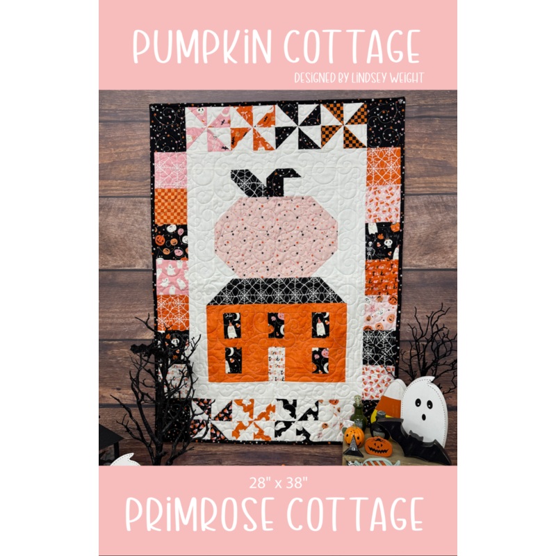 Pumpkin Cottage- by Lindsey Weight of Primrose Cottage Quilts – Quilt PDF Pattern