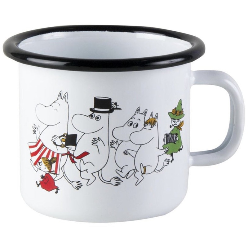Moomin Enamel Mug 2.5 dl Moominvalley