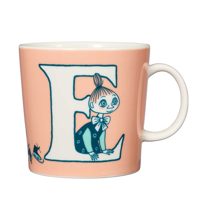 Moomin mug 0.4 L ABC letter E