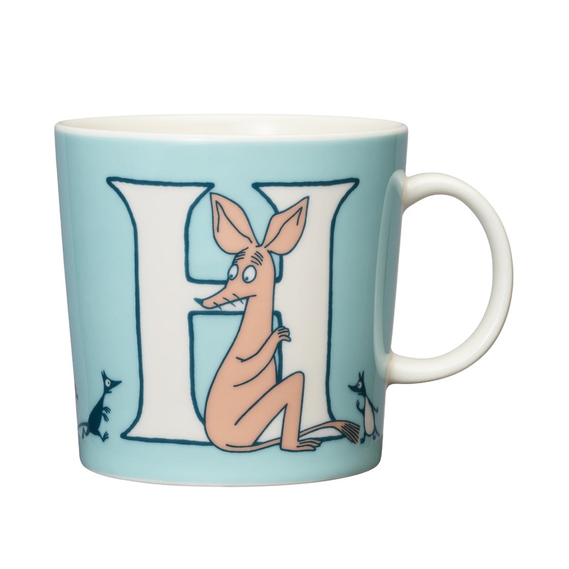 Moomin mug 0.4 L ABC letter H