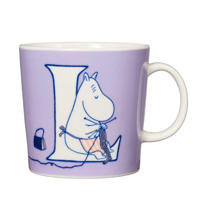 Moomin mug 0.4 L ABC letter L