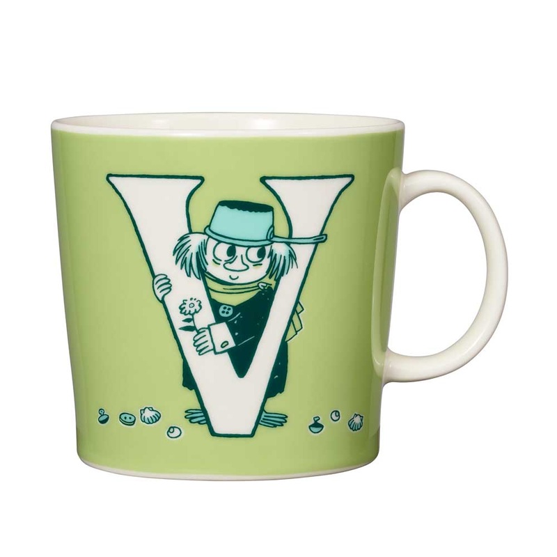 Moomin mug 0.4 L ABC letter V