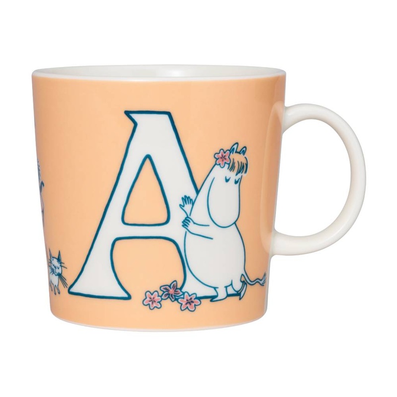 Moomin mug 0.4 L ABC letter A
