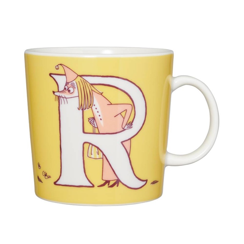 Moomin mug 0.4 L ABC letter R