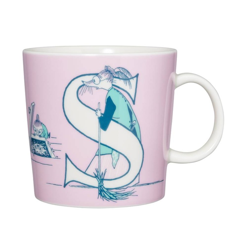 Moomin mug 0.4 L ABC letter S