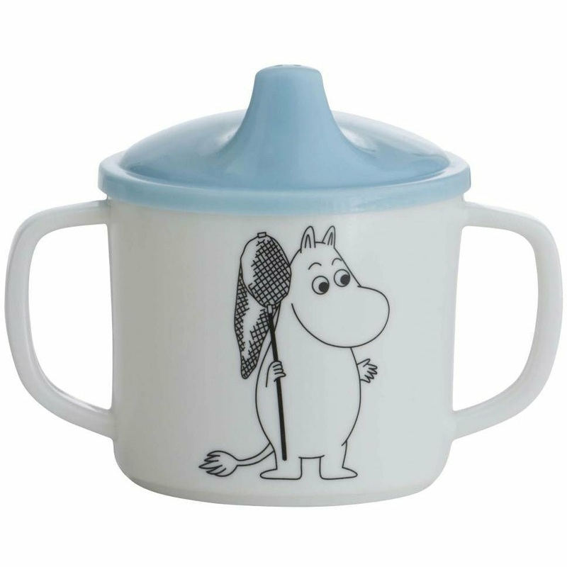 Sippy Cup With Handles And Blue Lid