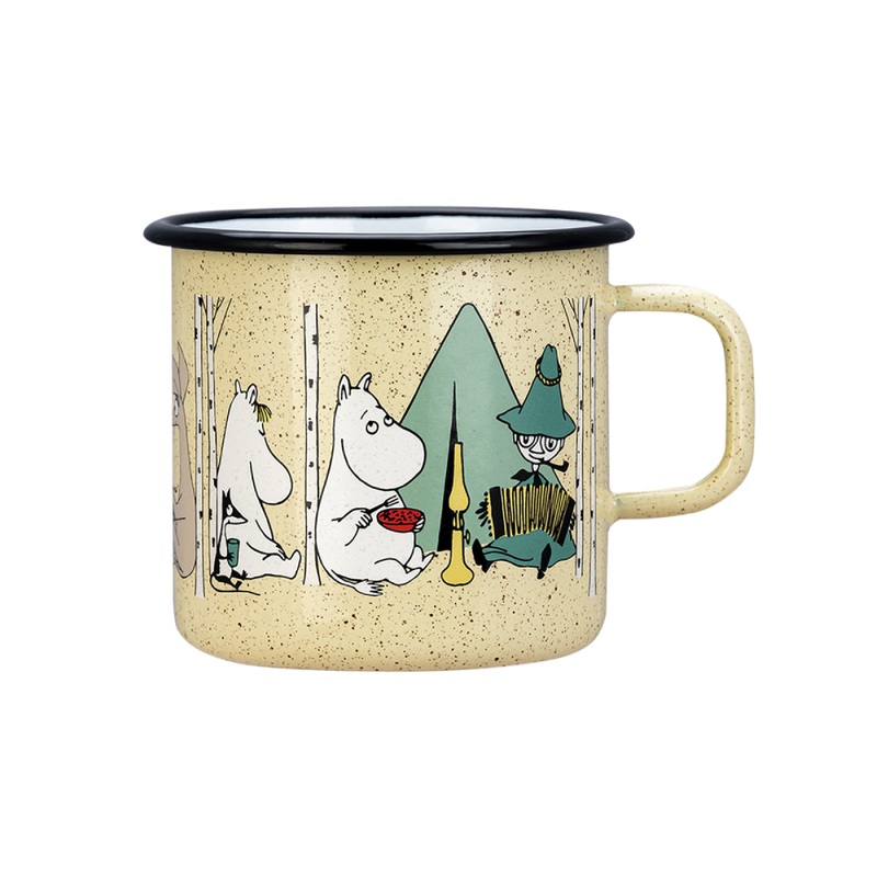 Moomin Enamel Mug 8.0 dl Campers