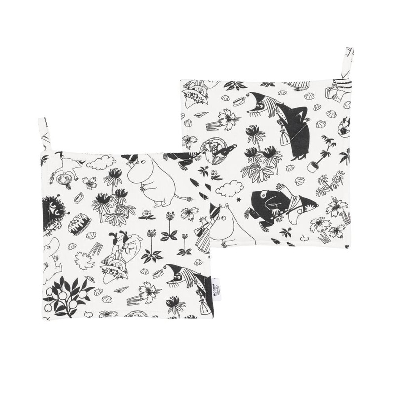 Moomin Party Pot Holders Off-White 2 pcs