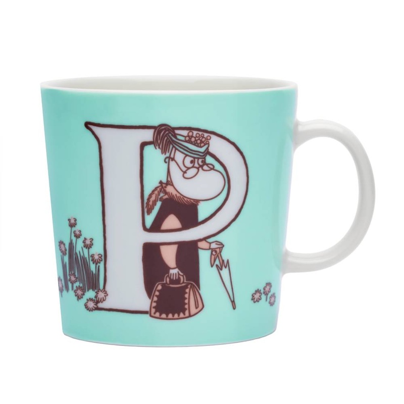 Moomin mug 0.4 L ABC Letter P