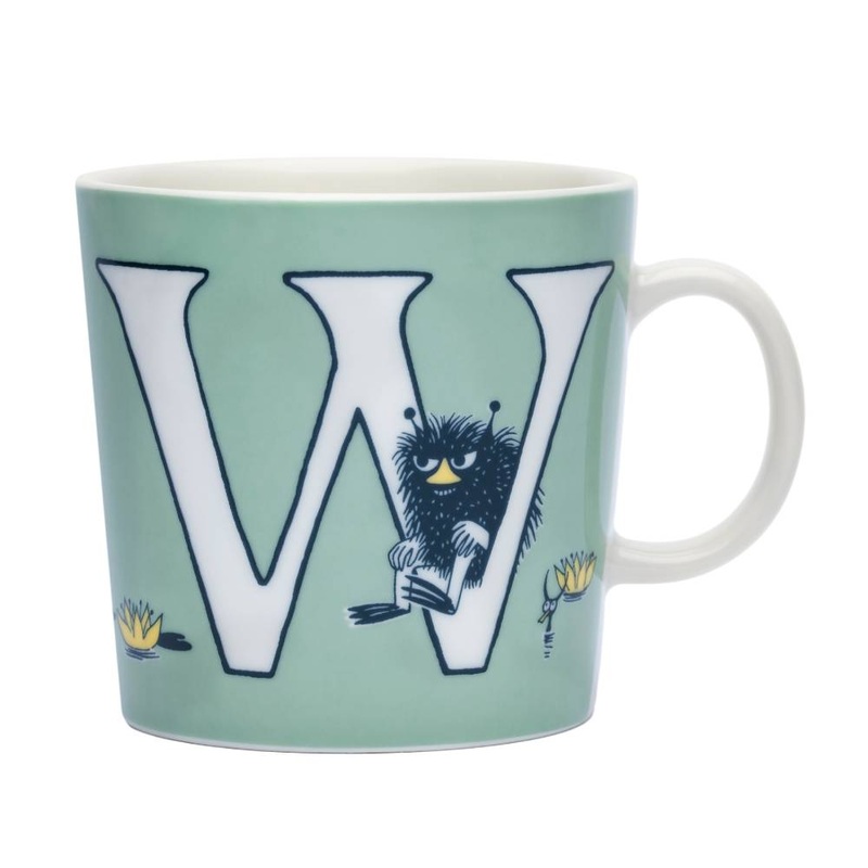 Moomin Mug  0.4 L ABC Letter W