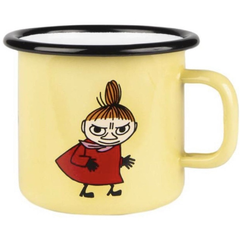 Moomin Enamel Mug 2.5 dl Retro Little My Yellow