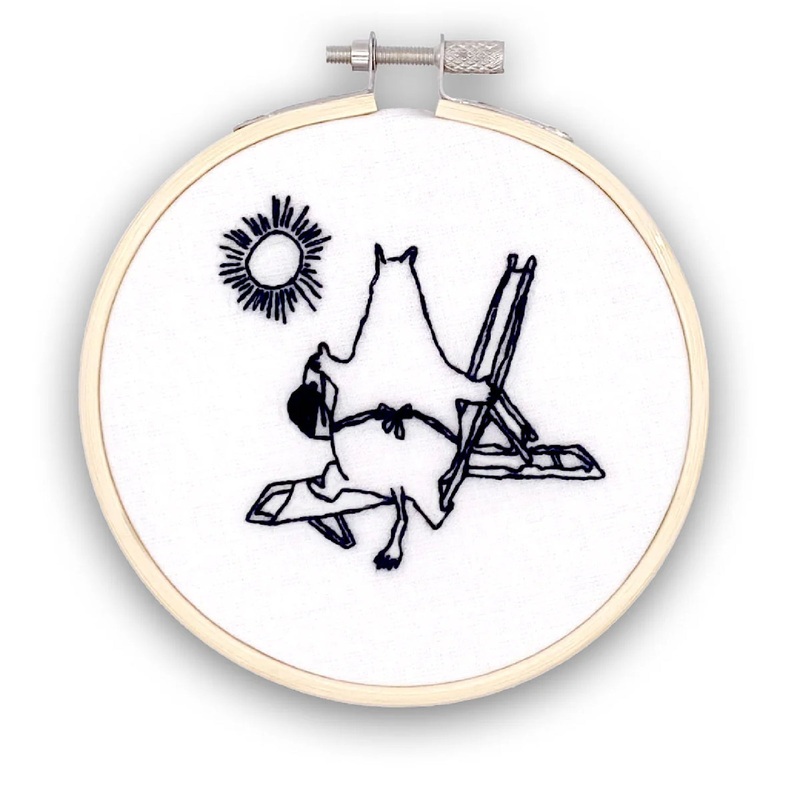 Mini Embroidery Kit Moomintmamma’s Day In The Sun