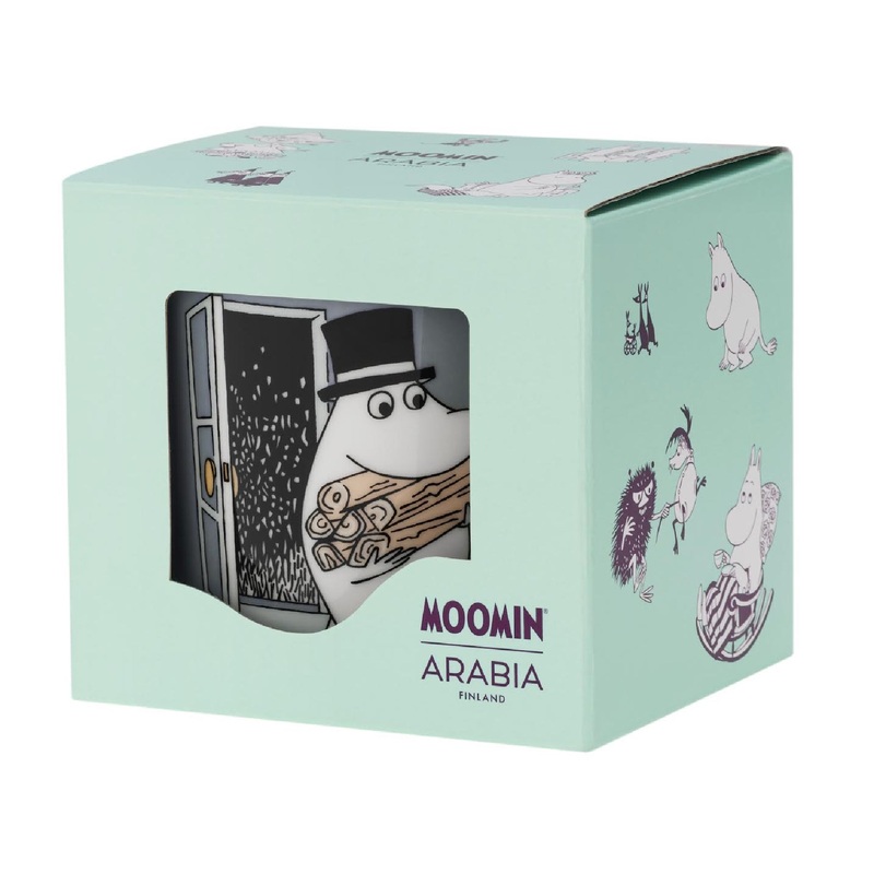 Moomin 80 Boxed Mug Moominpappa Grey 0.3 L