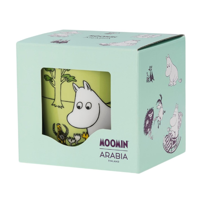 Moomin 80 Boxed Mug Moomintroll Grass Green 0.3 L