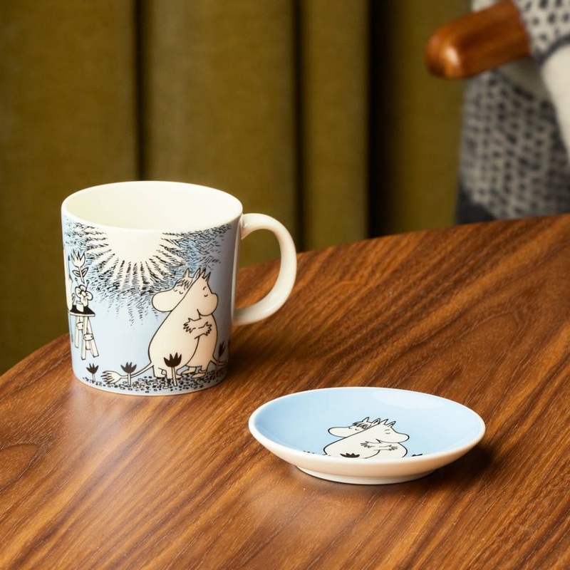 Moomin Blue Love Mug & Mini Plate