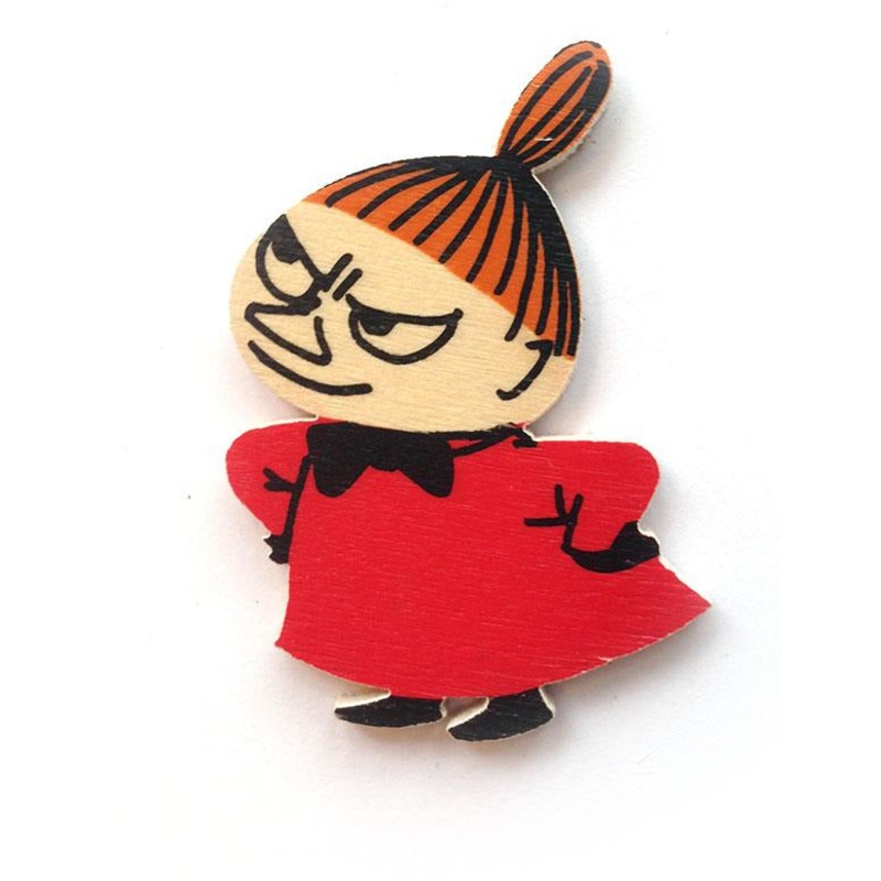 Wooden Brooch Little My
