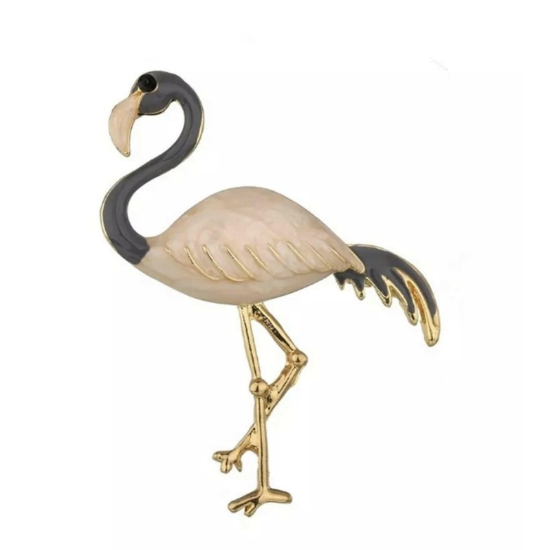 Napkin Rings Flamingo Pink/ Black – set of 4
