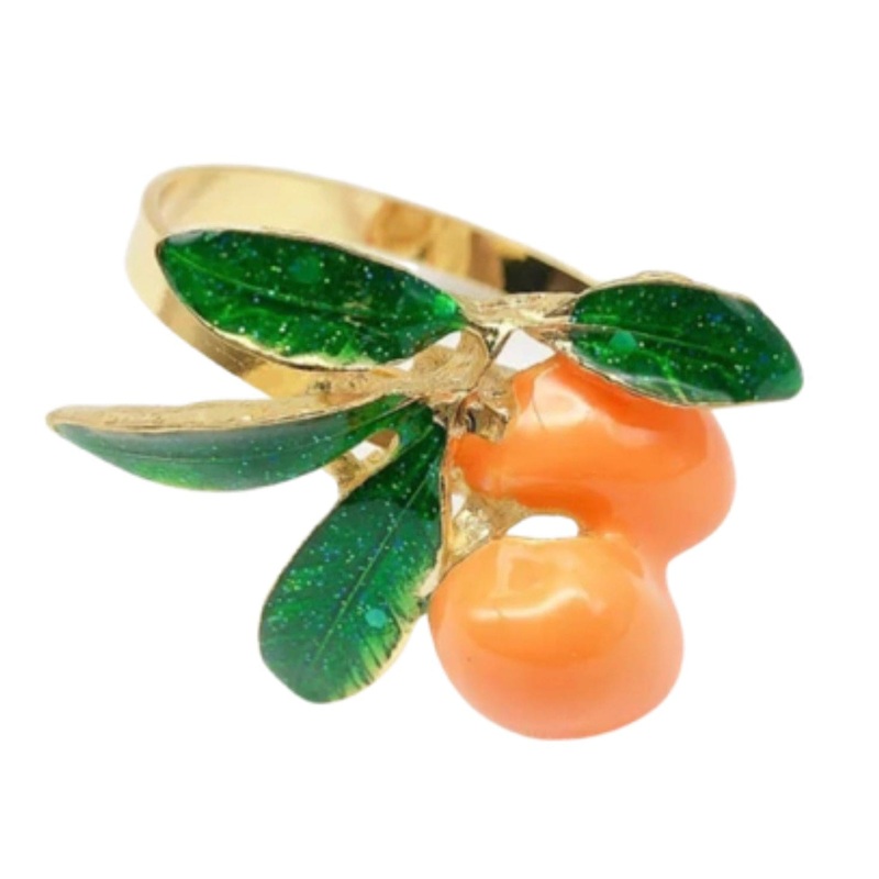Napkin Rings Mandarin – set of 4
