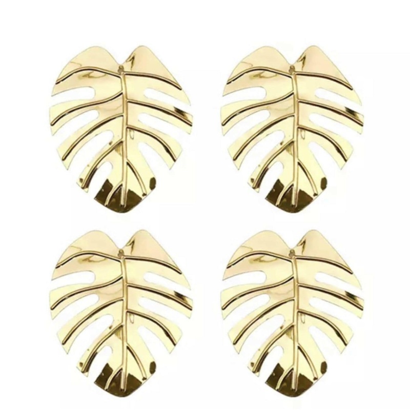 Napkin Rings Monstera Leave- set of 4