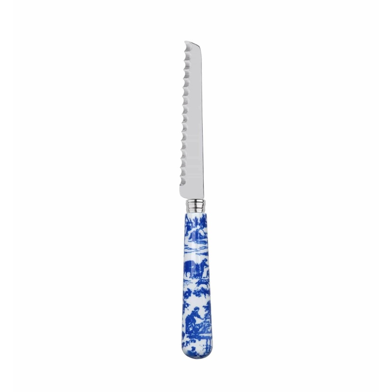 Tomato Knife Toile de Jouy|Red|Blue