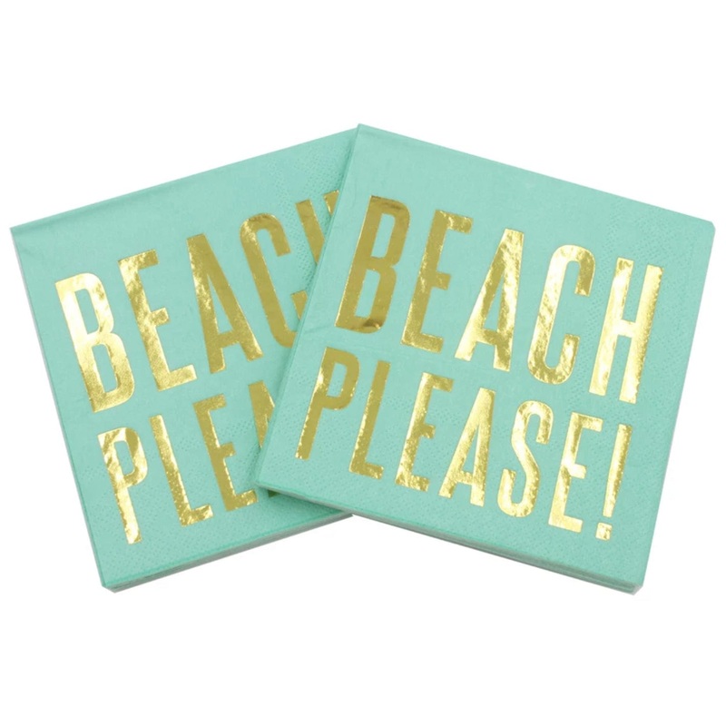 Cocktail Paper Napkins – Beach Please !