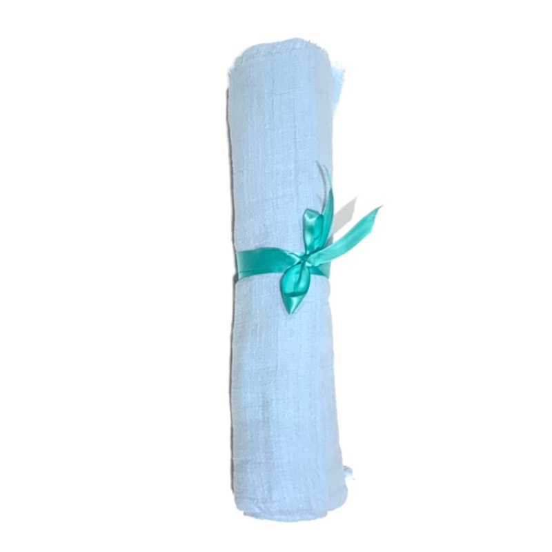 Gauze Table Runner 3 meters Fiona – Light Blue