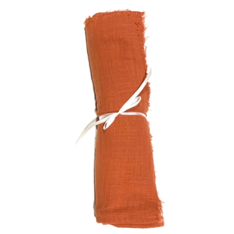 Gauze Table Runner 3 meters Fiona – Rust