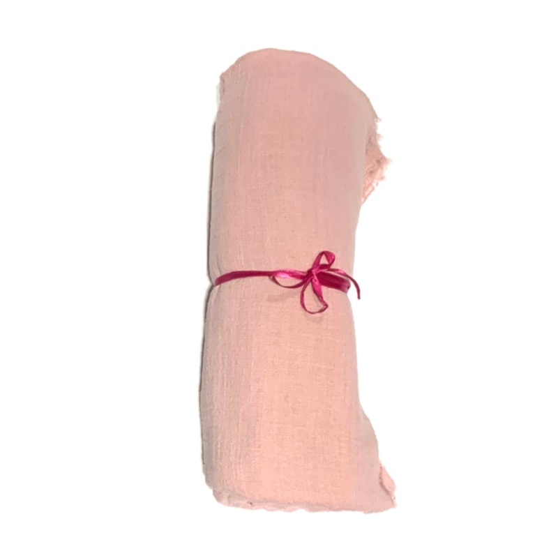 Gauze Table Runner Fiona – Pale Pink – 2 sizes