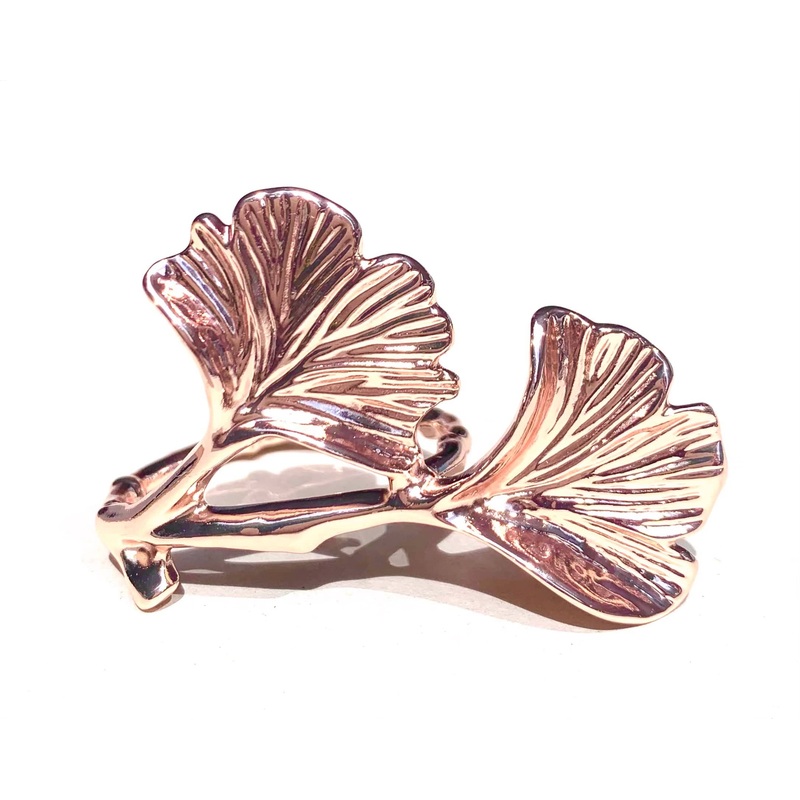 Napkin Rings Ginkgo Leaves – set of 4