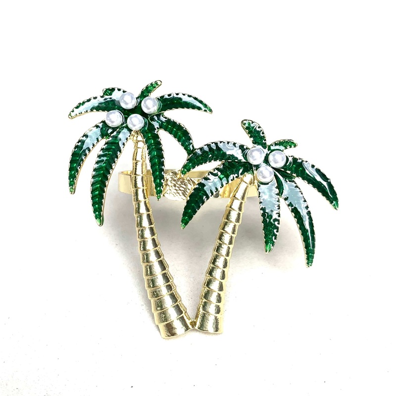 Napkin Rings Palm Trees – set of 4 pieces