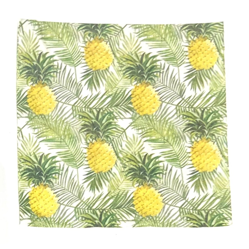 Pineapple & Leaves Paper Napkins