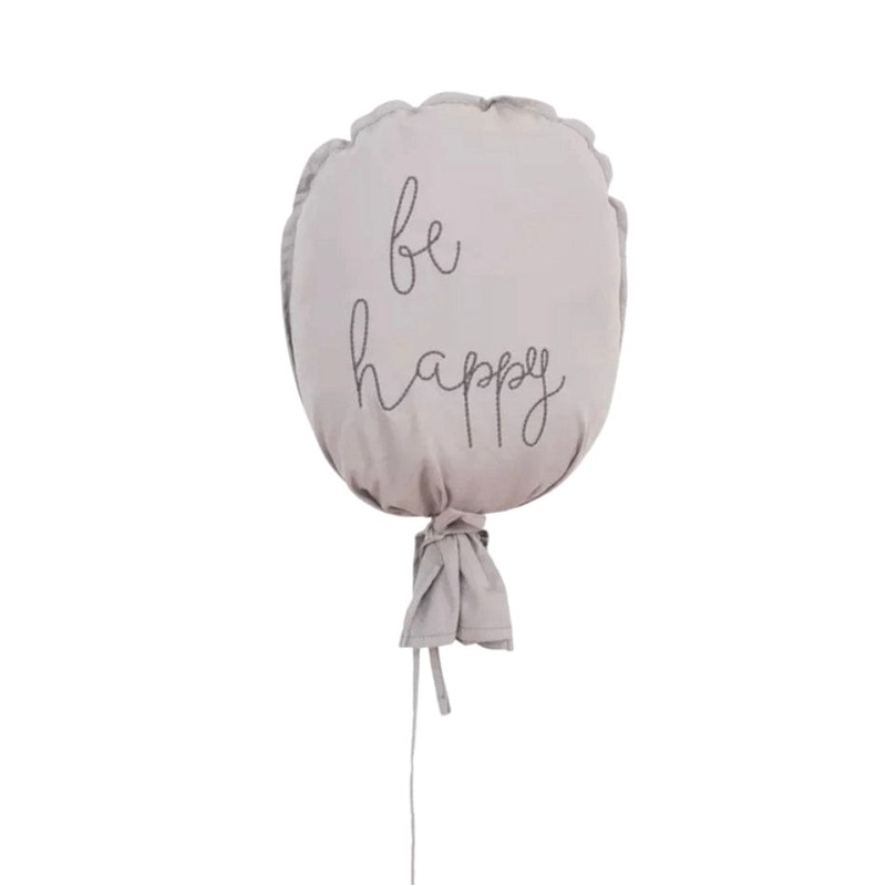 Cushion Balloon – Be Happy|Grey|Blue|Pink