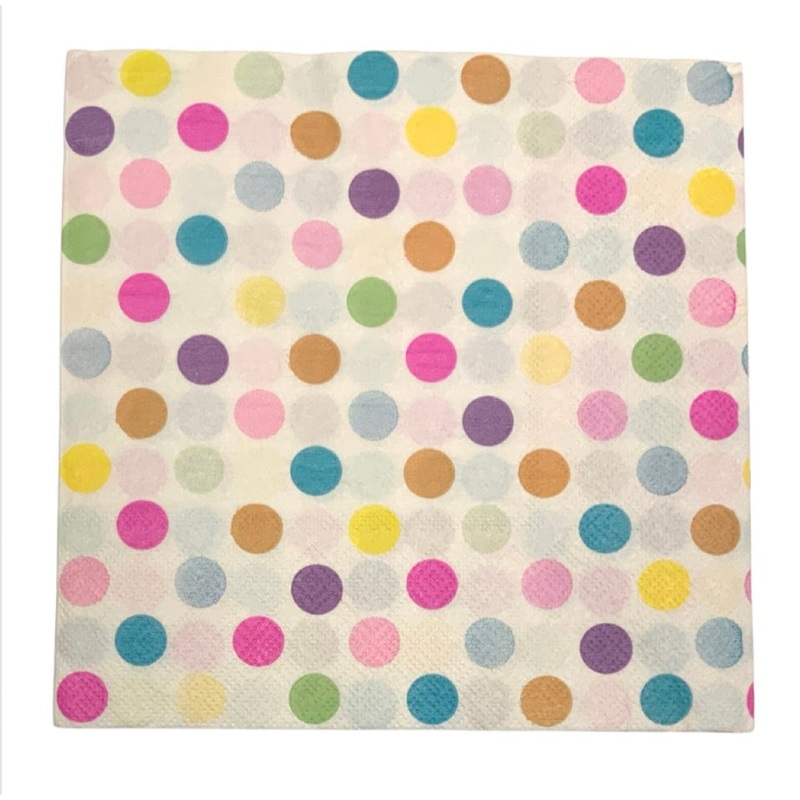 Multi Dots Paper Napkins
